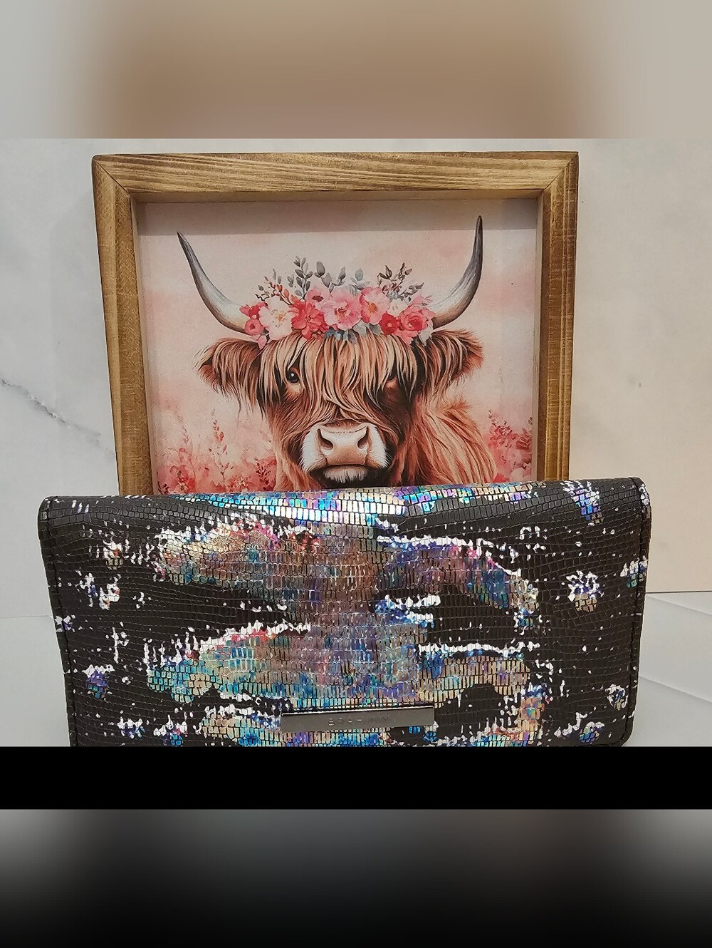 Brahmin Ady Wallet Multi Spectacle NWT Gunmetal Hardware